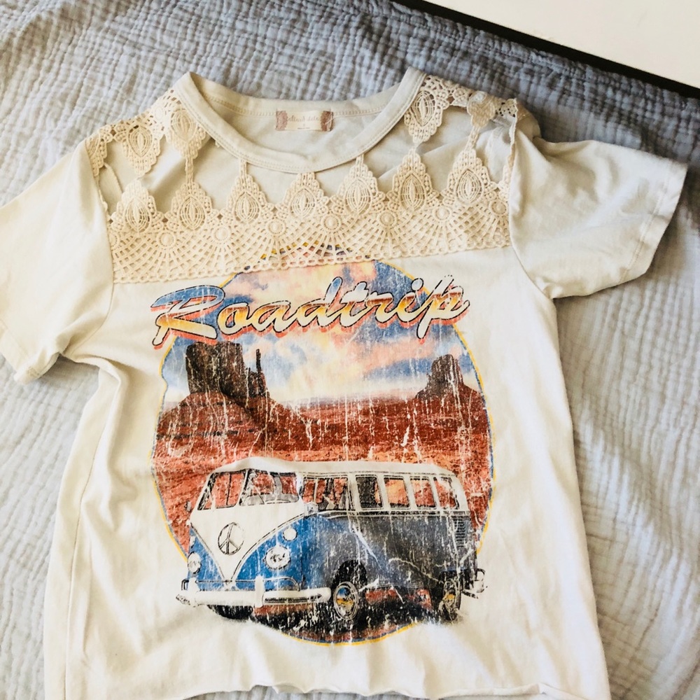 Woman’s VW bus t-shirt